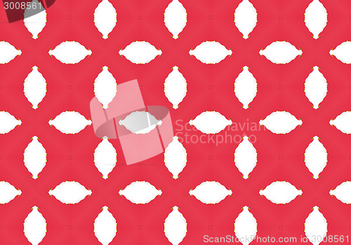 Image of Ethnic pattern. Abstract kaleidoscope  fabric design.