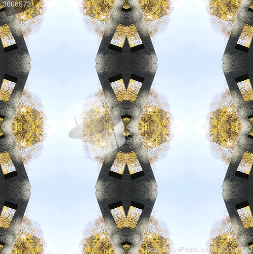Image of Ethnic pattern. Abstract kaleidoscope  fabric design.