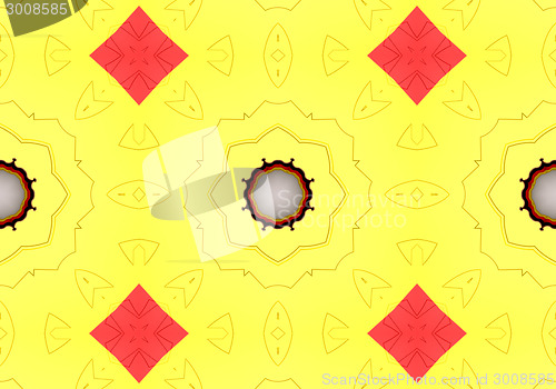 Image of Ethnic pattern. Abstract fabric design.