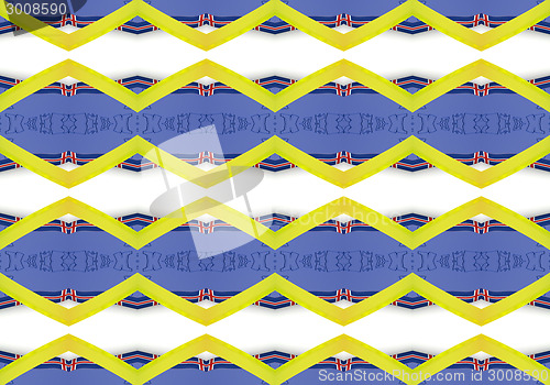 Image of Ethnic pattern. Abstract kaleidoscope  fabric design.