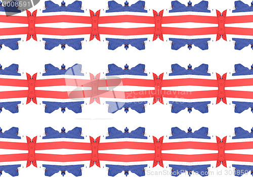 Image of Ethnic pattern. Abstract kaleidoscope  fabric design.