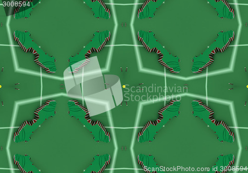 Image of Ethnic pattern. Abstract kaleidoscope  fabric design.