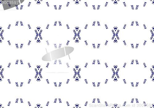 Image of Ethnic pattern. Abstract kaleidoscope  fabric design.