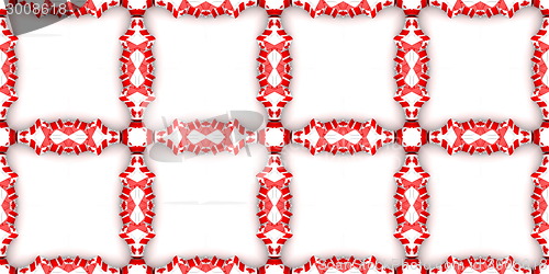 Image of Ethnic pattern. Abstract kaleidoscope  fabric design.