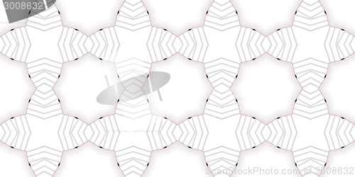 Image of Ethnic pattern. Abstract kaleidoscope  fabric design.