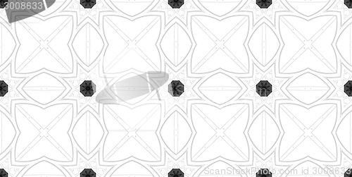 Image of Ethnic pattern. Abstract kaleidoscope  fabric design.