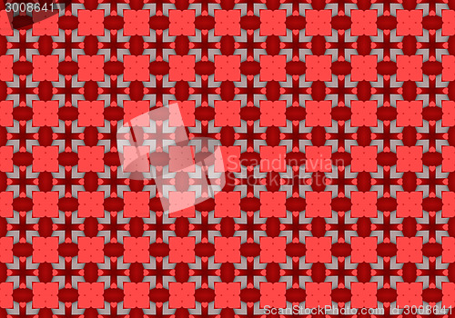 Image of Ethnic pattern. Abstract kaleidoscope  fabric design.