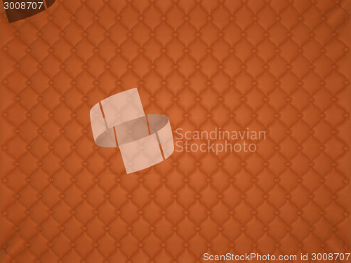 Image of Orange leather pattern with buttons and bumps