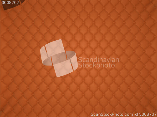Image of Orange leather pattern with buttons and bumps