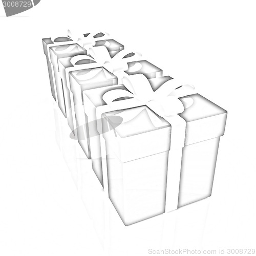 Image of Bright christmas gifts
