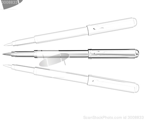 Image of Metall corporate pen design 