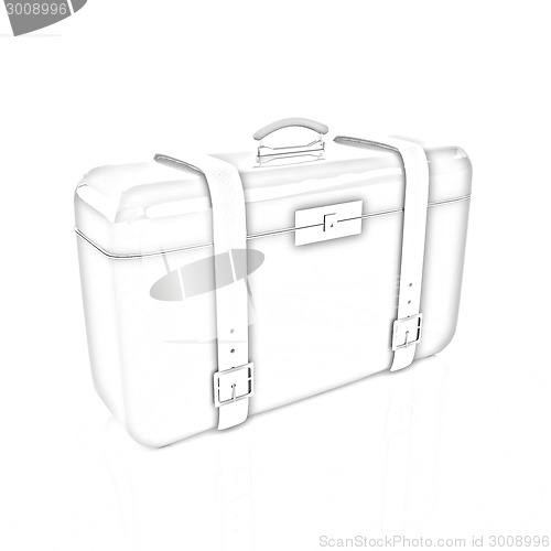 Image of traveler's suitcase 