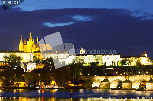 Image of Prague Night Cityscape