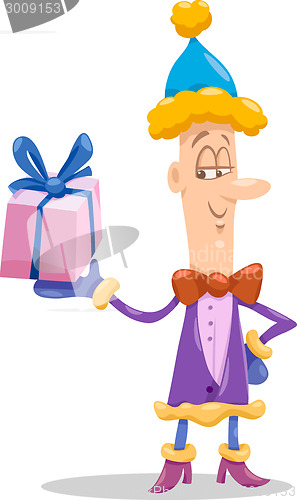Image of christmas elf cartoon illustration