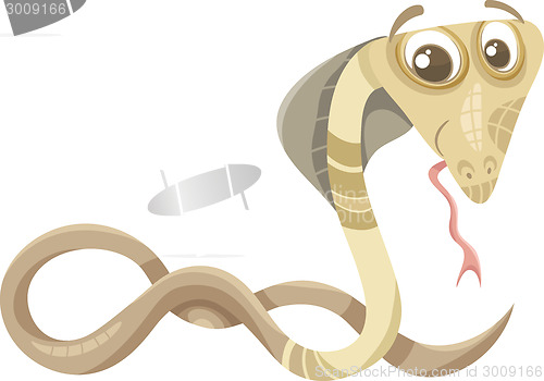 Image of cobra animal cartoon illustration