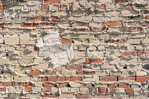 Image of Old Brick and Mortar Wall