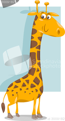 Image of cute giraffe cartoon illustration