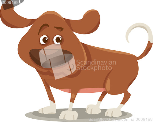 Image of cute dog cartoon illustration