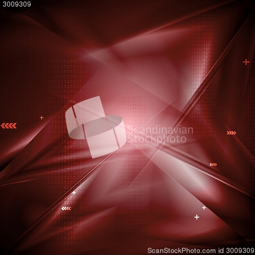 Image of Dark red concept technical background