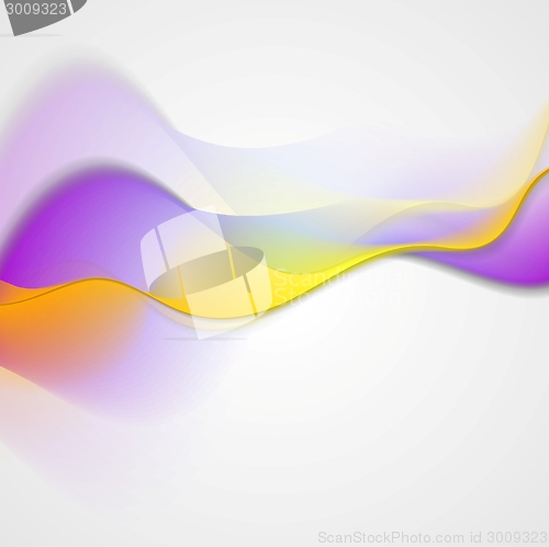 Image of Bright abstract wavy vector background