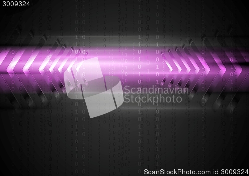 Image of Abstract glowing light with arrows