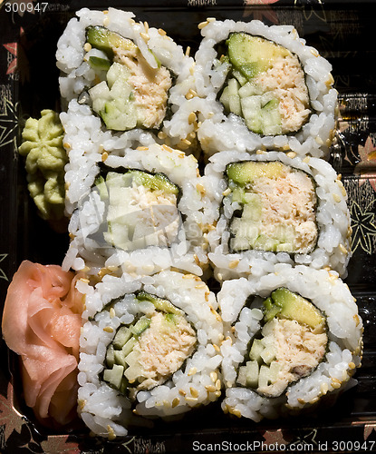 Image of A Plate of Tuna Sushi