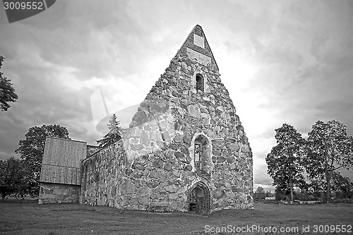 Image of Ruin of Palkane Old Stone Church, Finland 