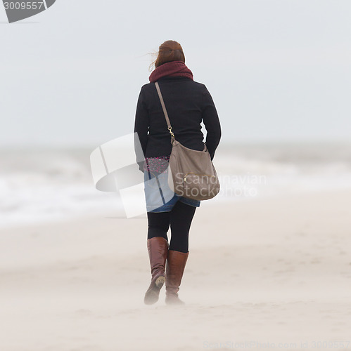 Image of Woman on beach