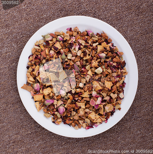 Image of Potpourri on a white plate