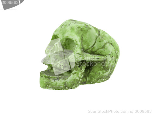 Image of Single old skull isolated