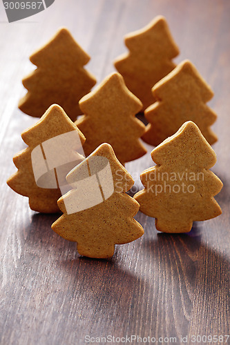 Image of christmas gingerbread cookies