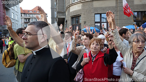 Image of Carholics in Wroclaw, Poland