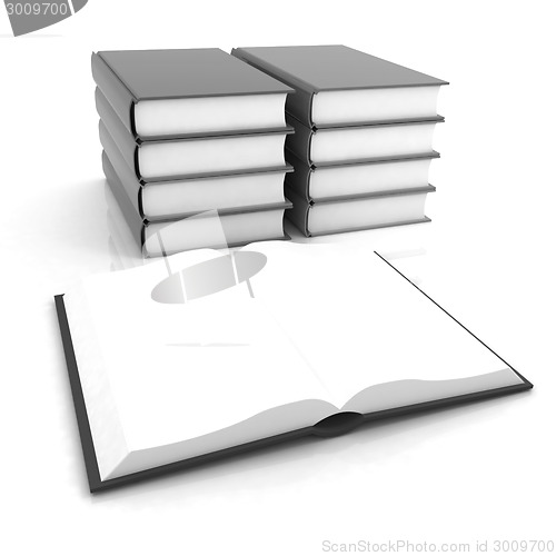 Image of colorful real books