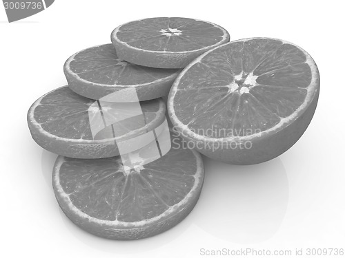 Image of half oranges