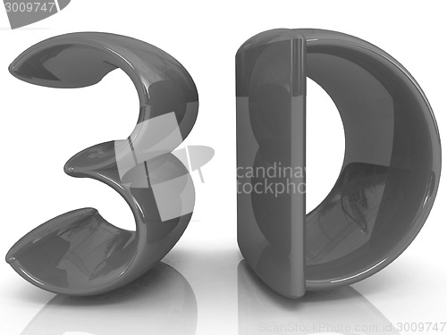 Image of 3d text 