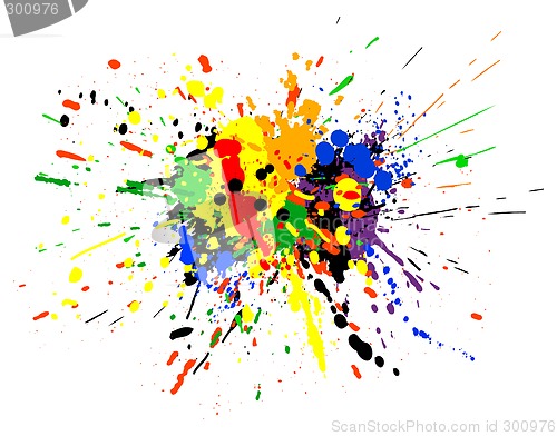 Image of Paint spill