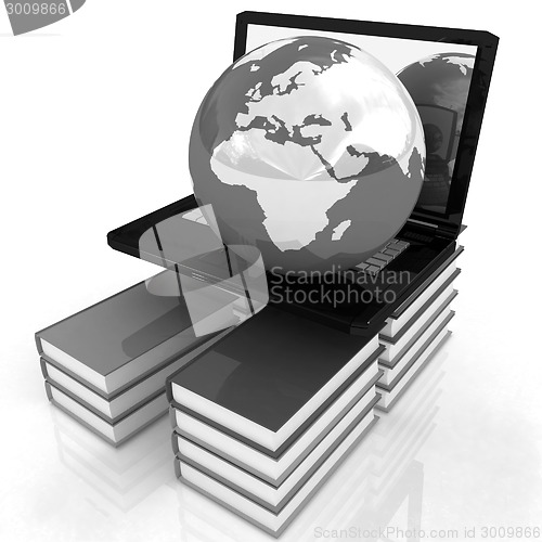 Image of concept of online education