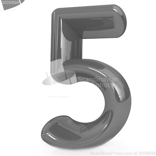 Image of Number "5"- five