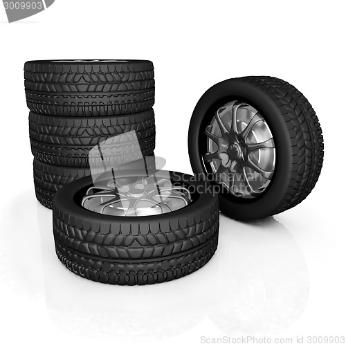Image of car wheel