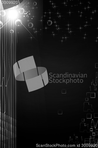 Image of Dark red background with  lights