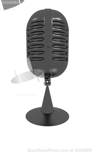 Image of gray carbon microphone icon