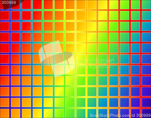 Image of Rainbow grid