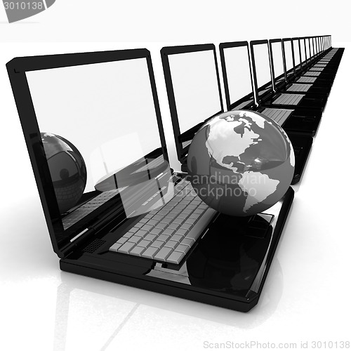 Image of Computer Network Online concept