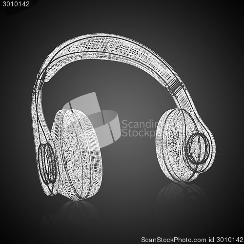 Image of 3d model headphones