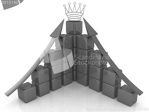 Image of cubic diagramatic structure and crown