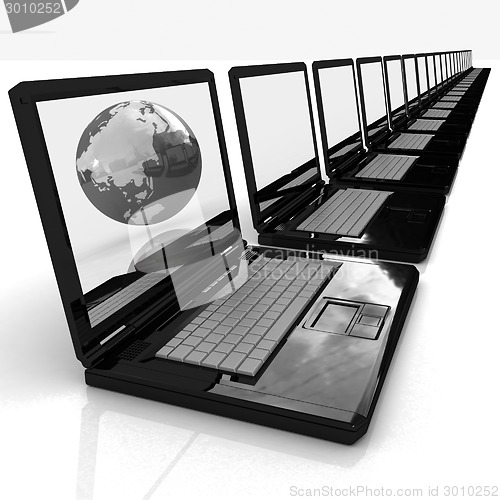 Image of Computer Network Online concept