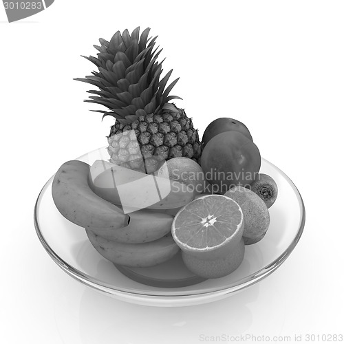 Image of Citrus in a glass dish