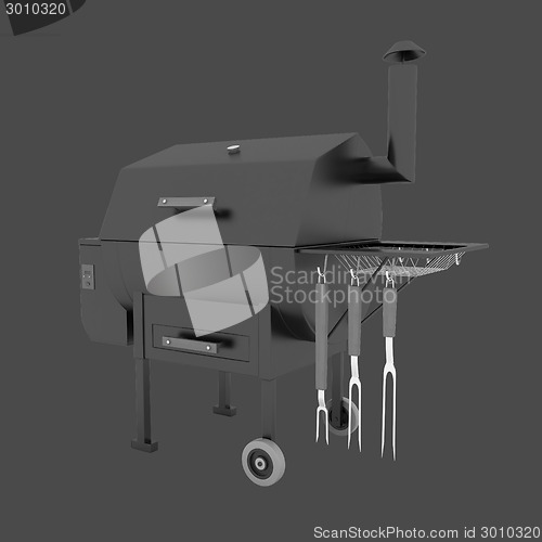 Image of oven barbecue grill