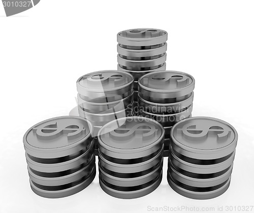 Image of Gold dollar coins