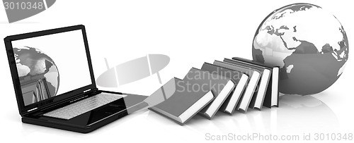 Image of concept of online education